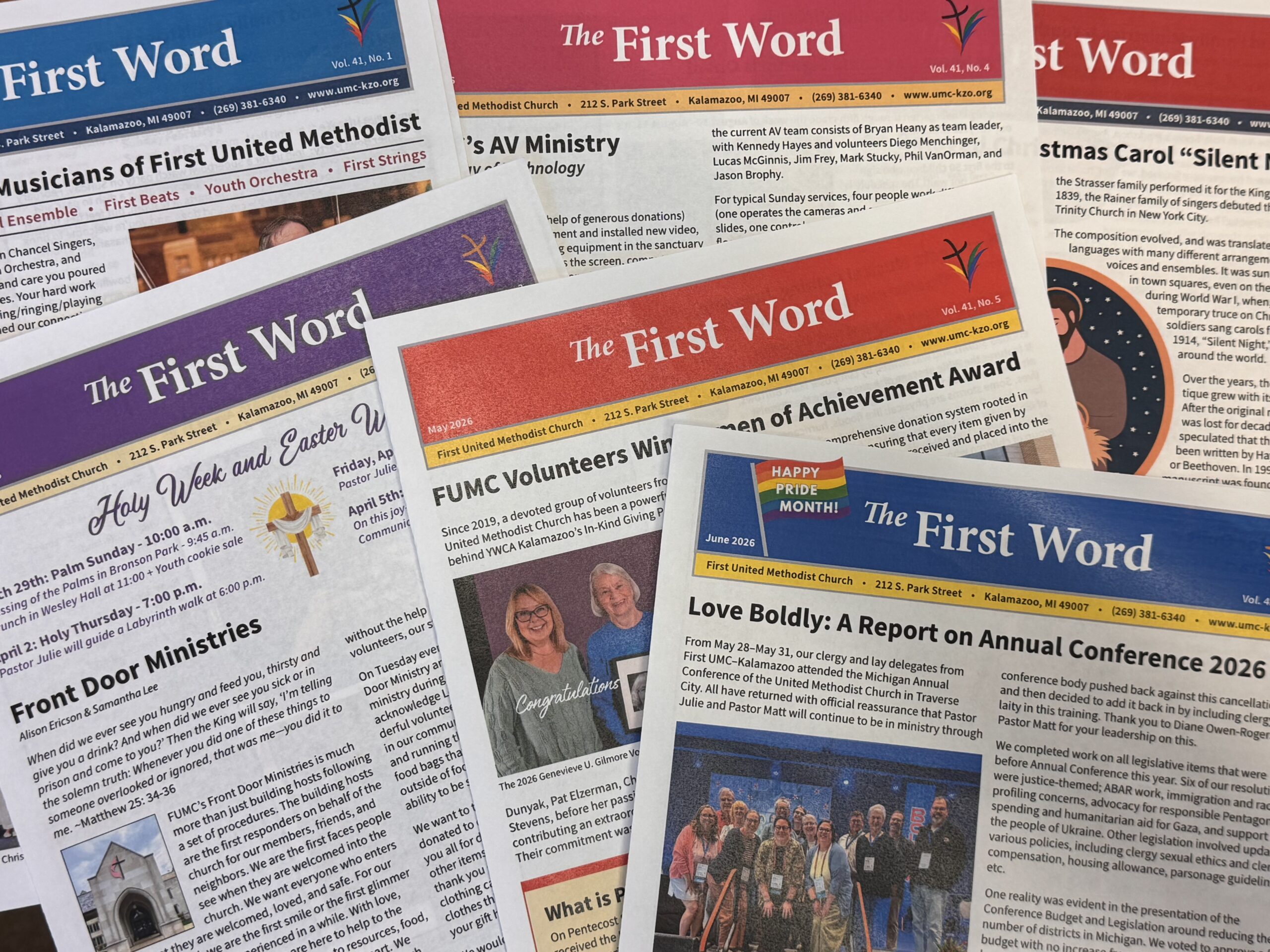 publications collage